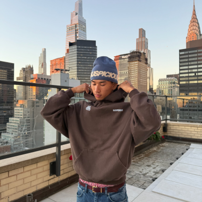 Winter1 / Landscape Hoodie - Espresso