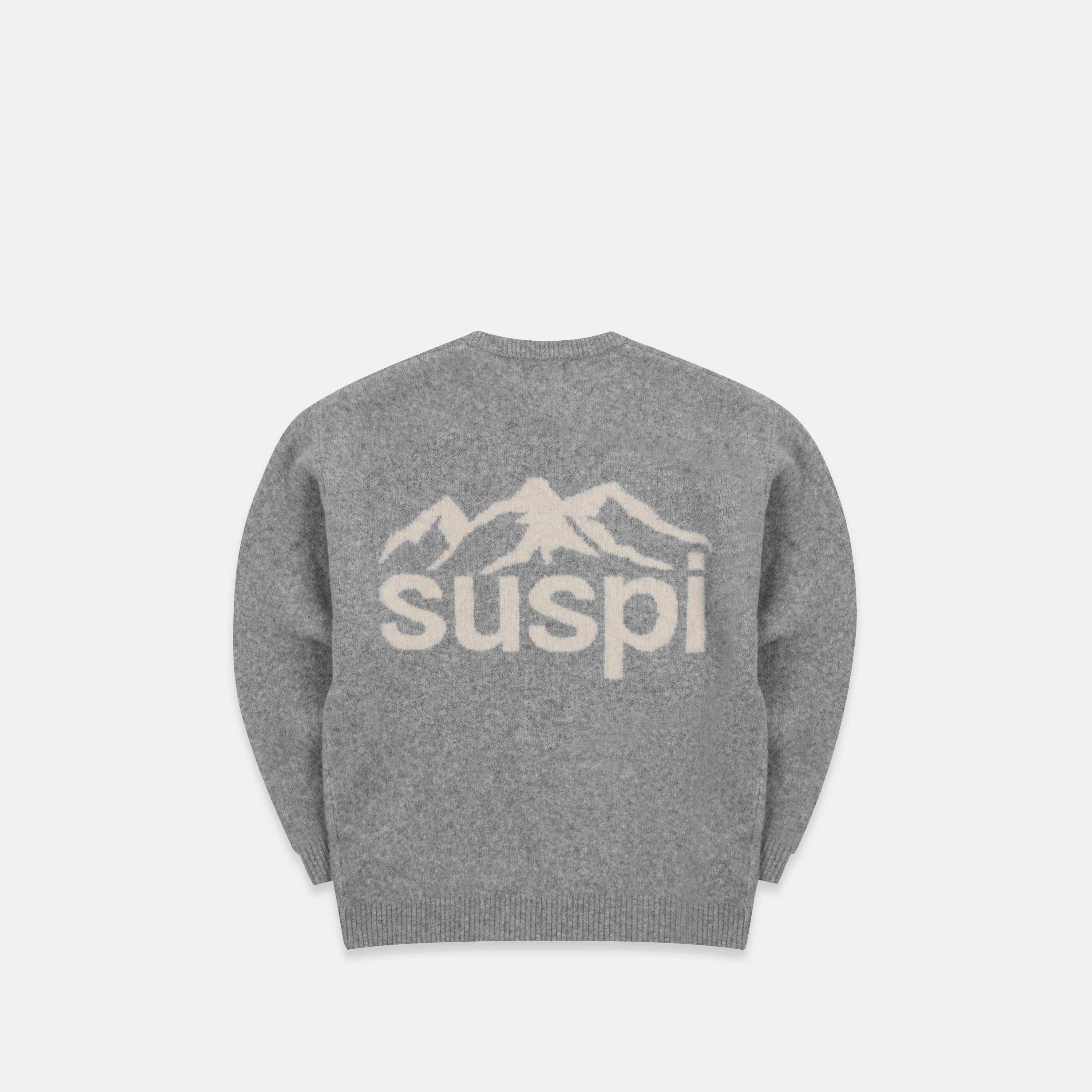 PL / Landscape Knitted Sweat - Heather Grey
