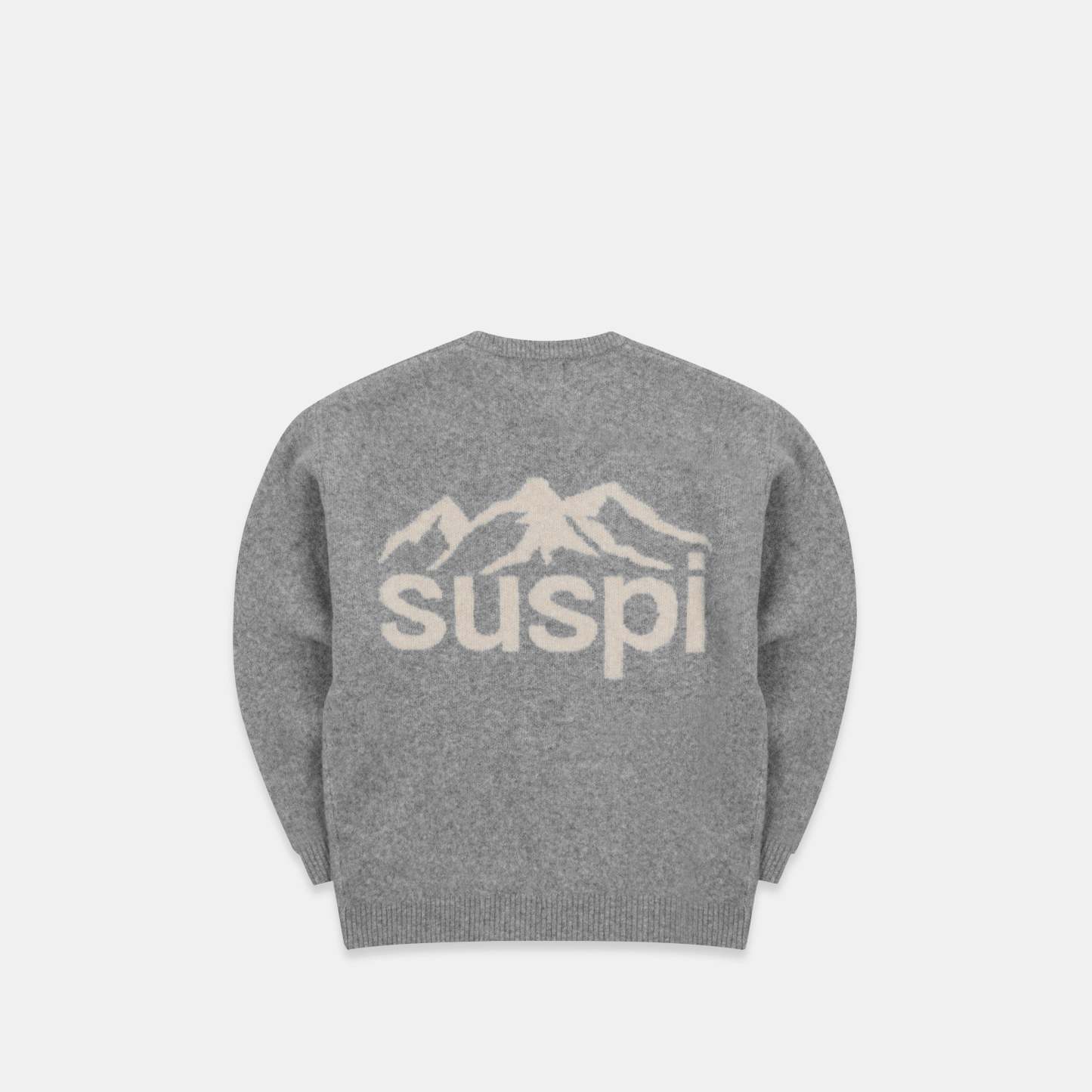 PL / Landscape Knitted Sweat - Heather Grey