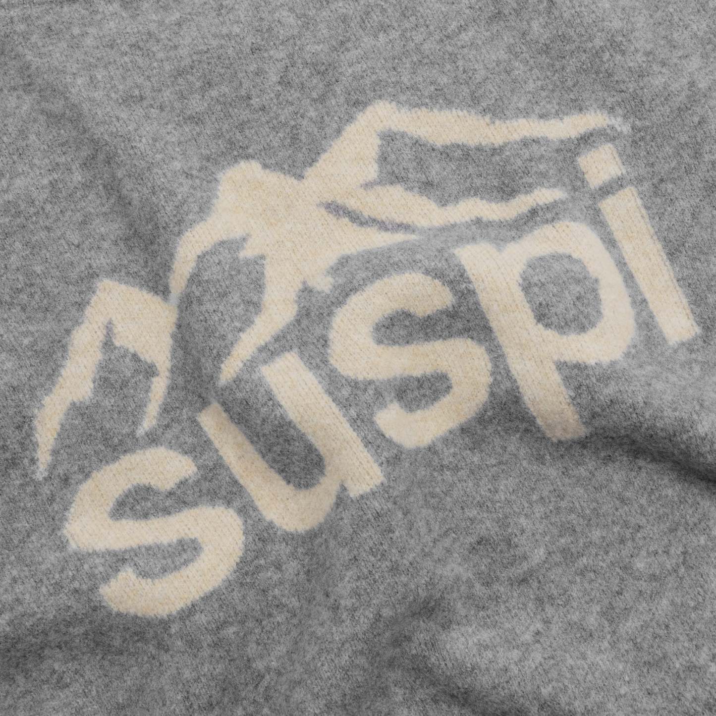 PL / Landscape Knitted Sweat - Heather Grey