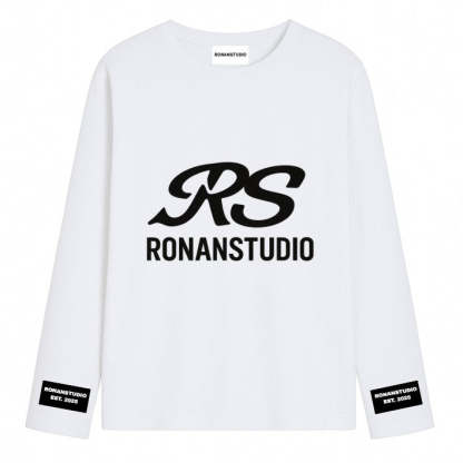 RS SIGNATURE LONGSLEEVE WHITE