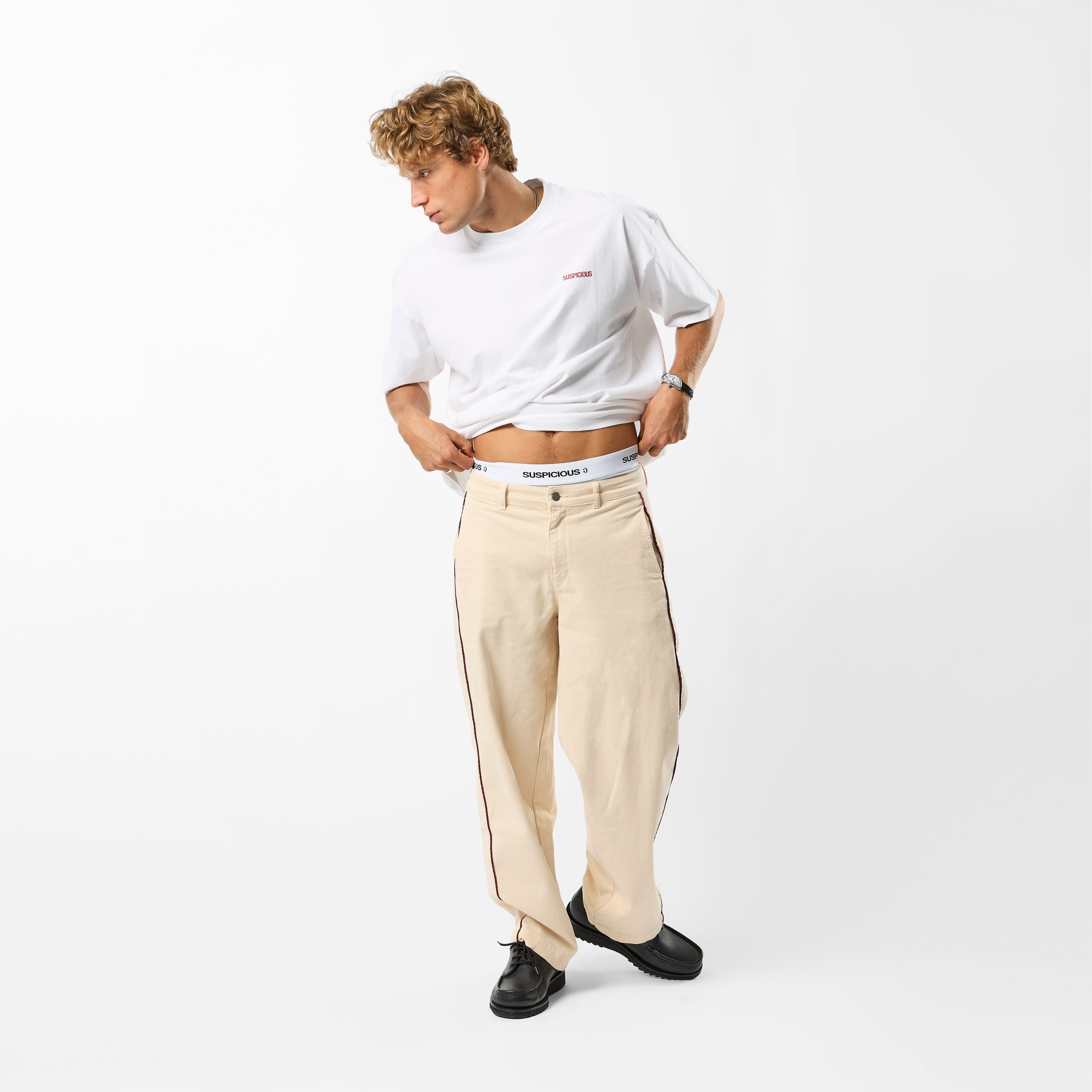 Winter1 / The Skier Tee - White