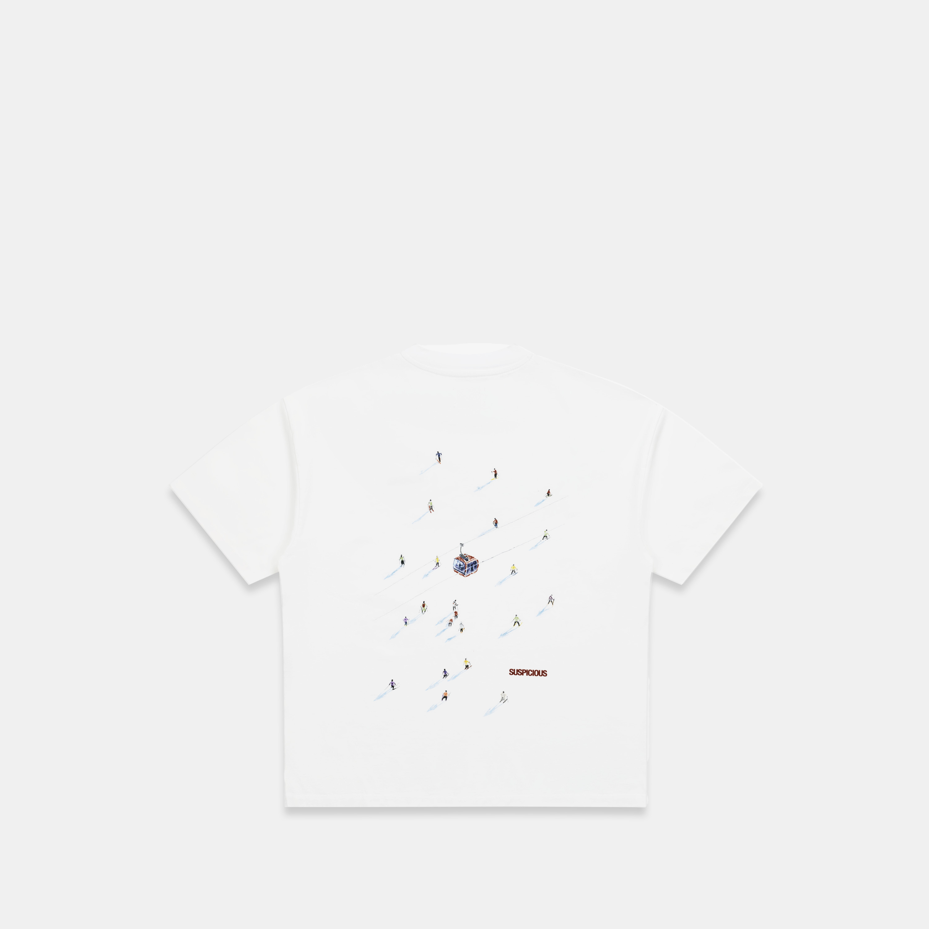 Winter1 / The Skier Tee - White