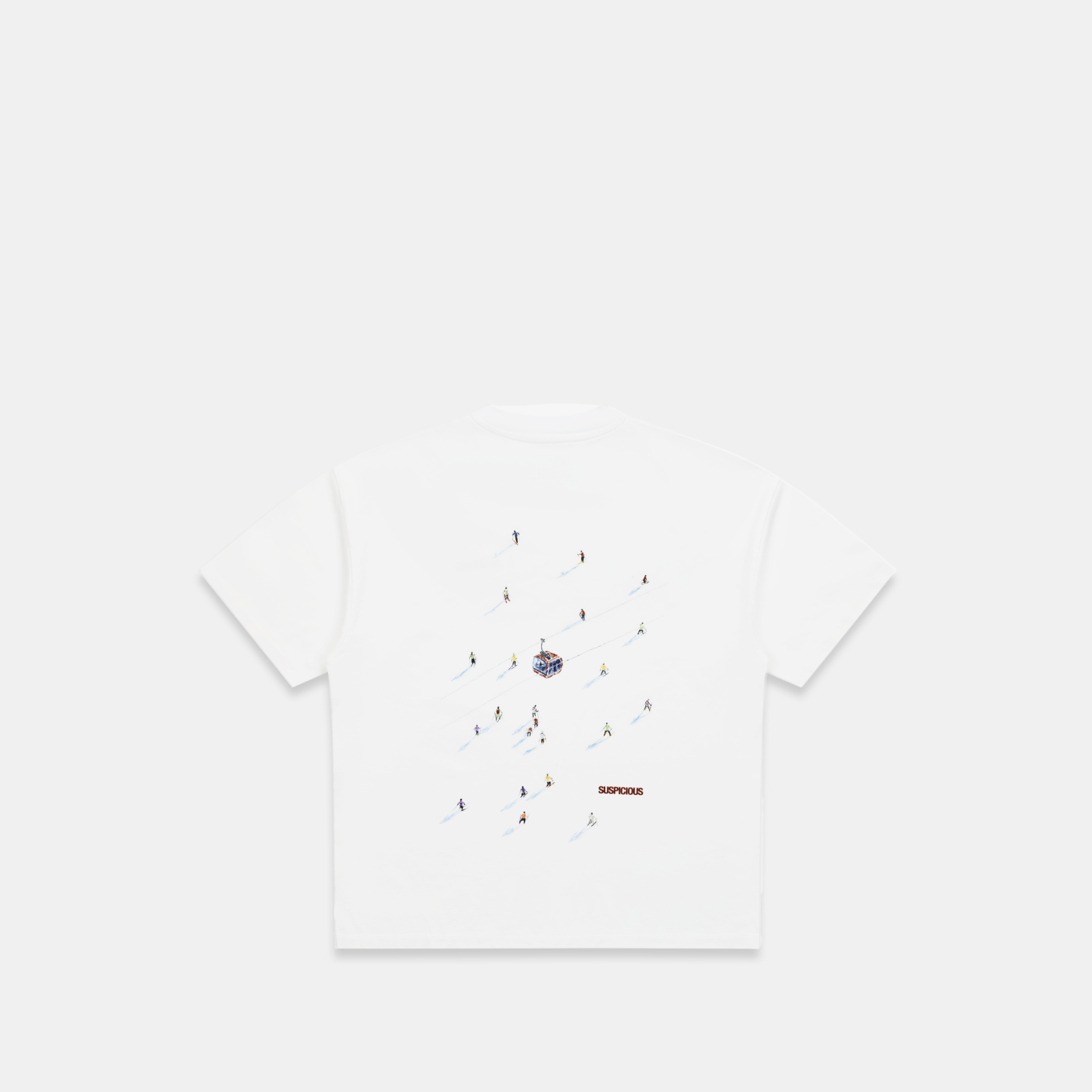 Winter1 / The Skier Tee - White