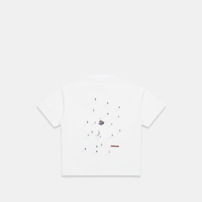 Winter1 / The Skier Tee - White
