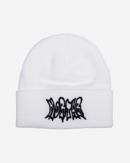 LOGO BEANIE WHITE