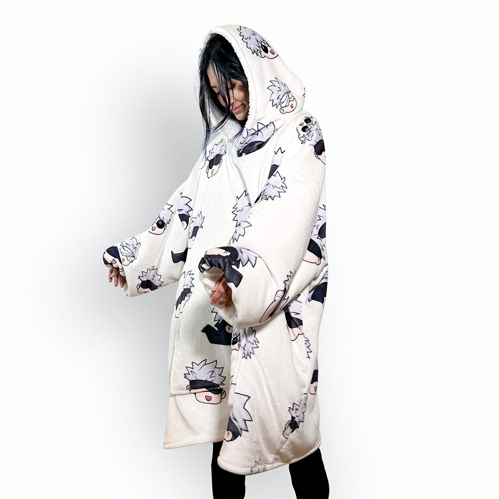 Satoru Gojo Blanket Hoodie - JJK