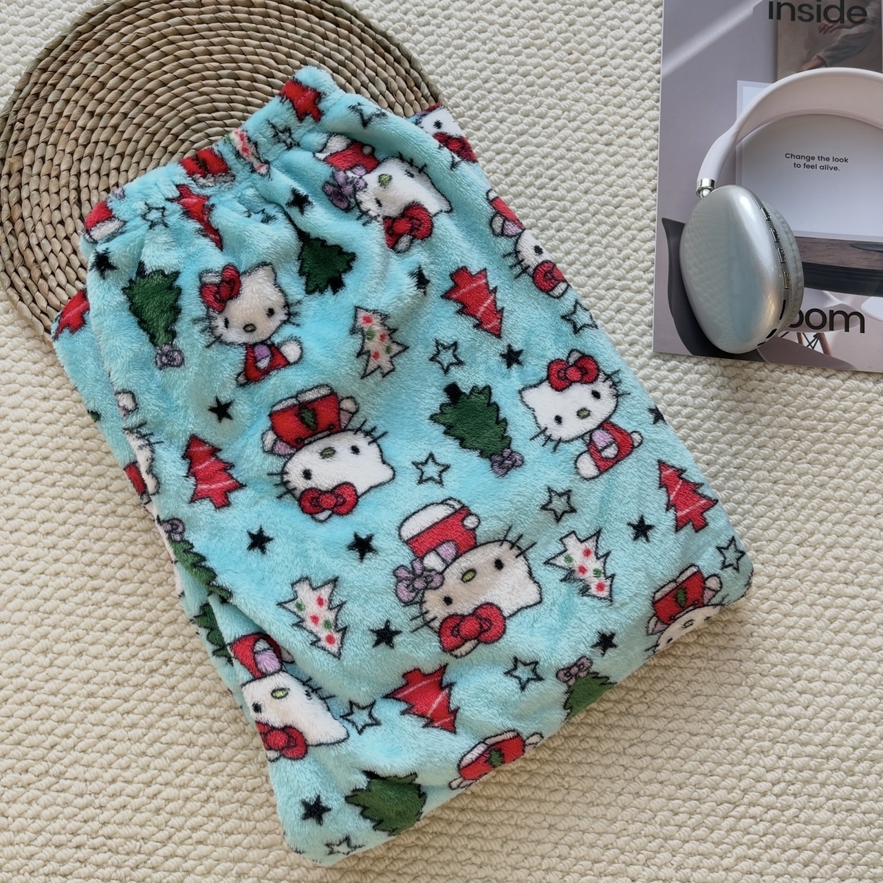 Hello Kitty & Spider-Man Fuzzy Pajama Pants