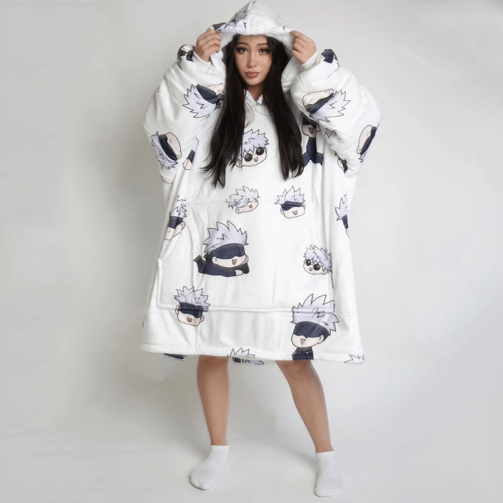 Satoru Gojo Blanket Hoodie - JJK