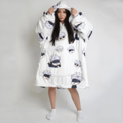 Satoru Gojo Blanket Hoodie - JJK