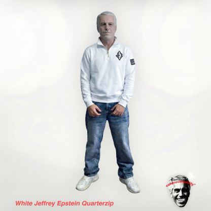 Jeffrey Epstein White Quarterzip