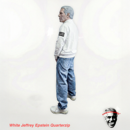 Jeffrey Epstein White Quarterzip
