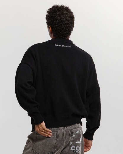 STARS KNIT BLACK