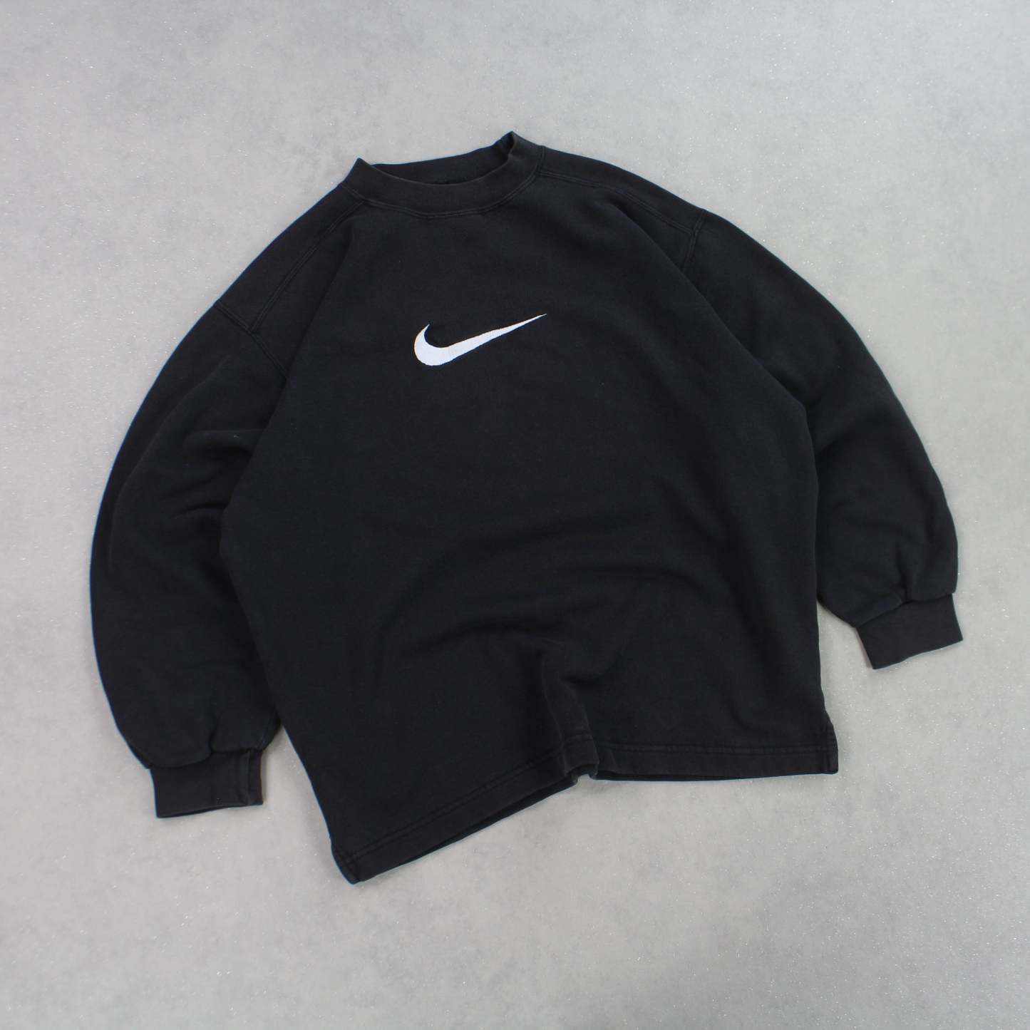 RARE 1990s  Sweatshirt Black-OSI
