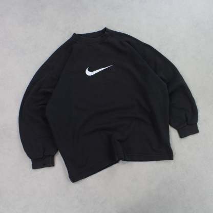 RARE 1990s  Sweatshirt Black-OSI