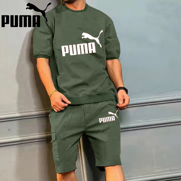 2025 Ropa deportiva sencilla, informal y cómoda para hombre (top + pantalones)-OSI