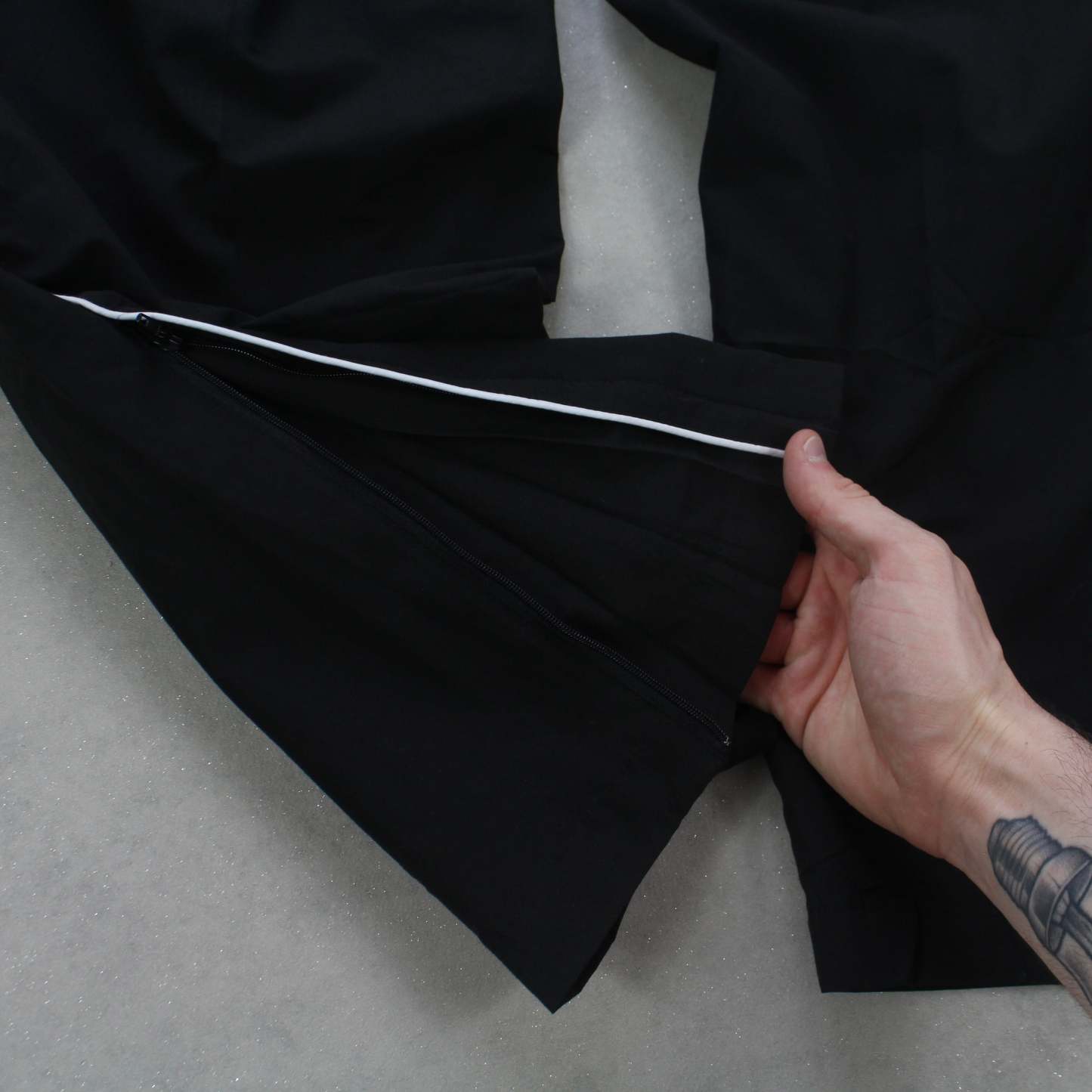 RARE 2000s Baggy Trackpants Black-OSI