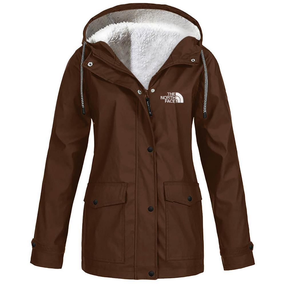 Women's fleece windproof hooded jacket-OSI