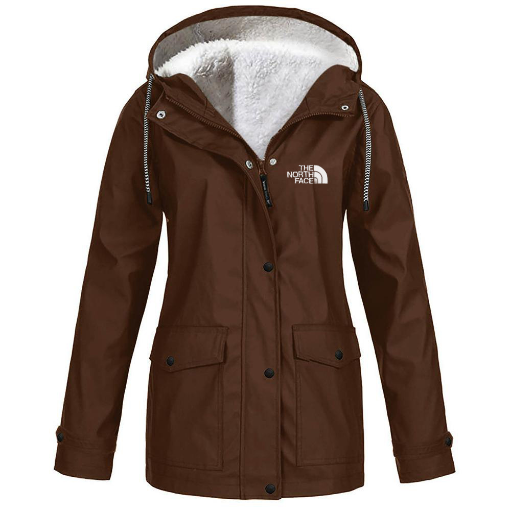 Women's fleece windproof hooded jacket-OSI