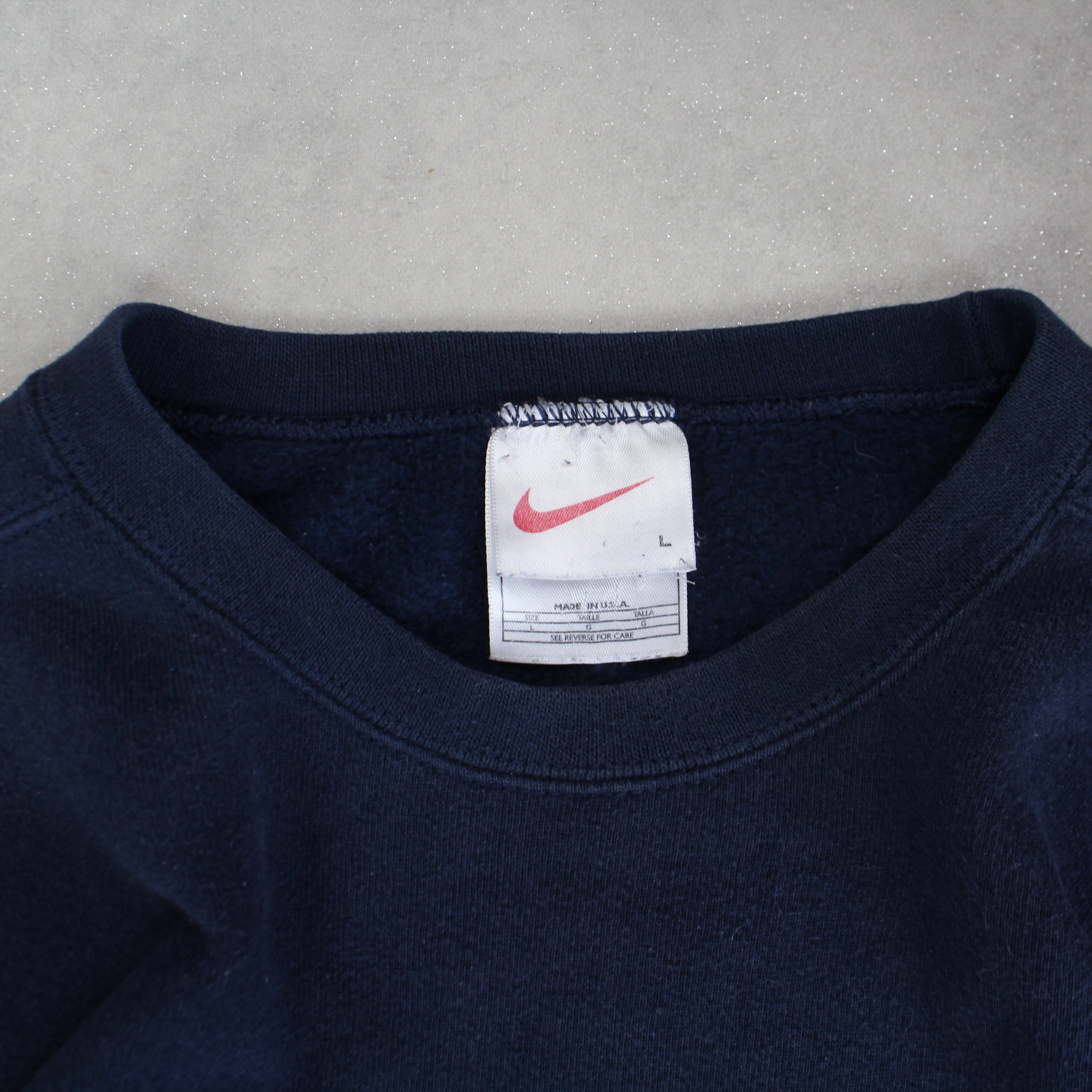 RARE 1990s Heavyweight  Sweatshirt Navy-OSI