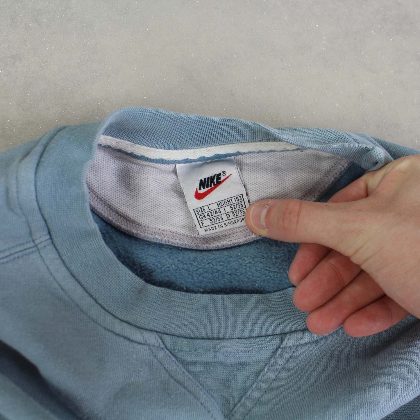 SUPER RARE 1990s  Sweatshirt Blue-OSI