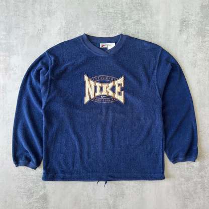 RARE 1990s embroidered sweatshirt fleece-OSI