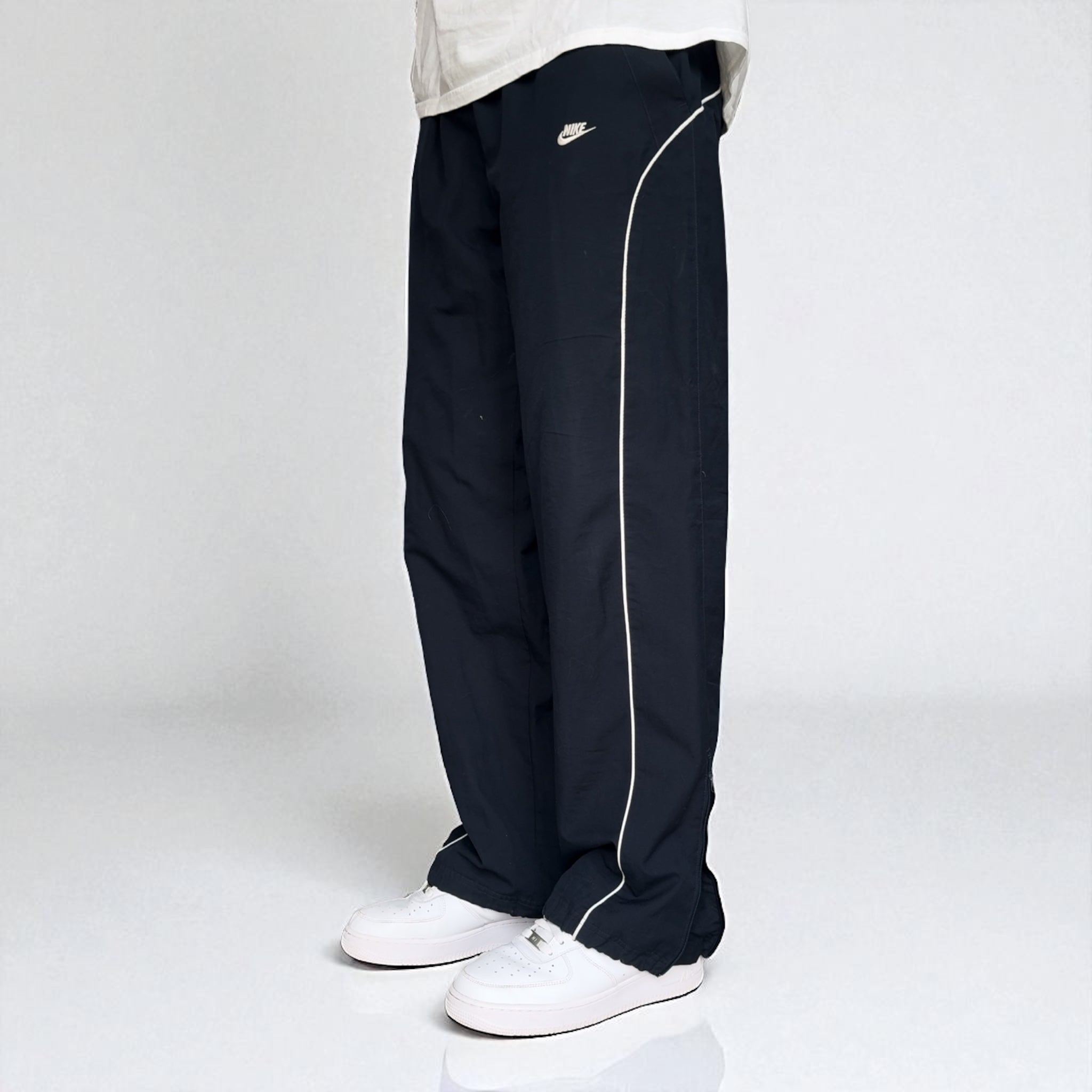 RARE 2000s Baggy Trackpants Navy-OSI