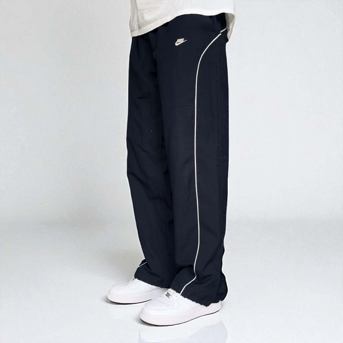 RARE 2000s Baggy Trackpants Navy-OSI