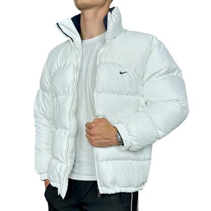 Vintage  Puffer Daunenjacke Wei?-OSI