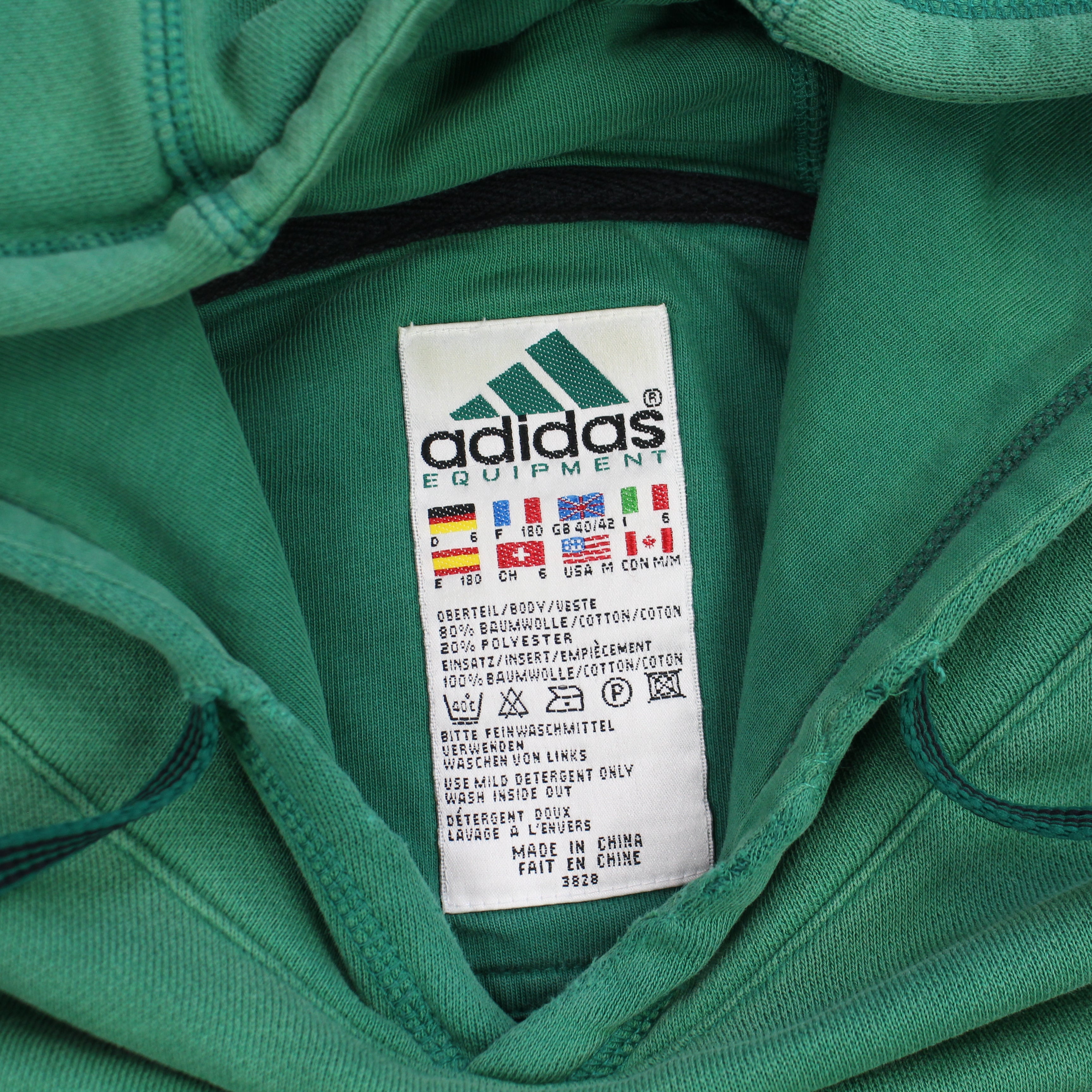 RARE 1990s EQT Hoodie Green-OSI