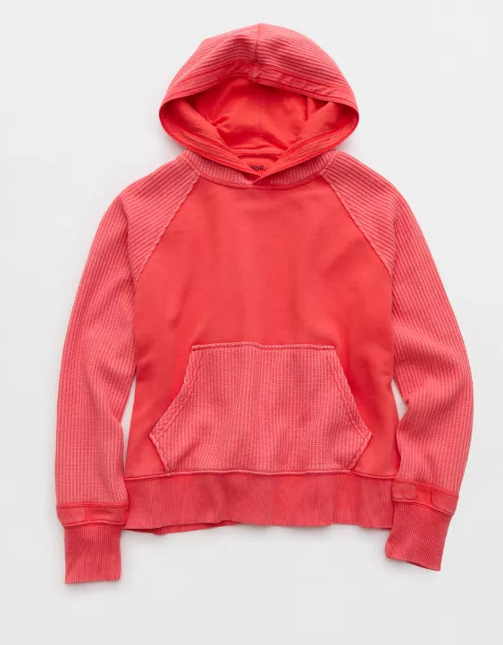 Essential Waffle Hoodie & Trouser Set-OSI