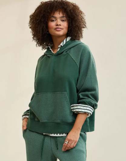 Essential Waffle Hoodie & Trouser Set-OSI