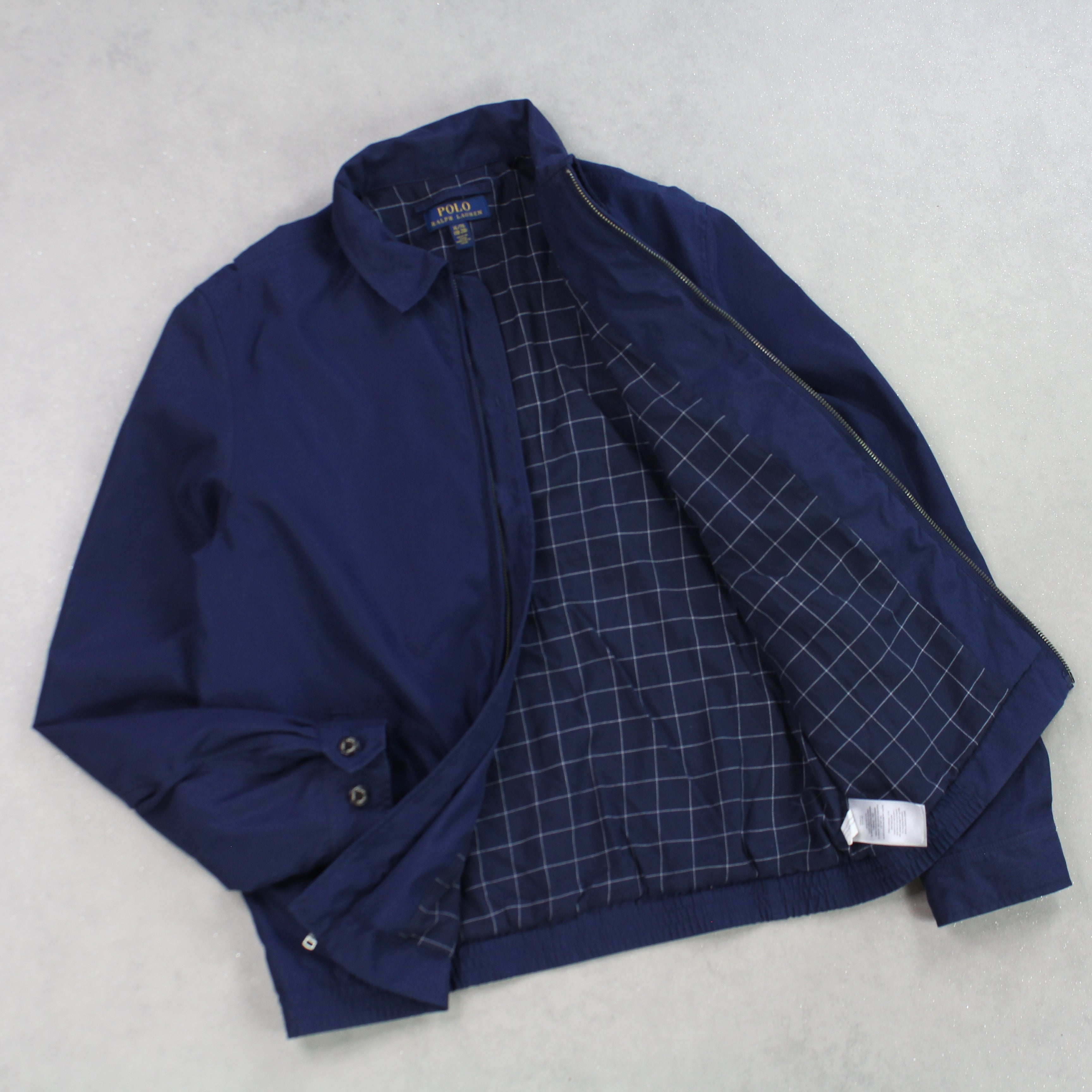 RARE 90s  Harrington Jacket Navy-OSI