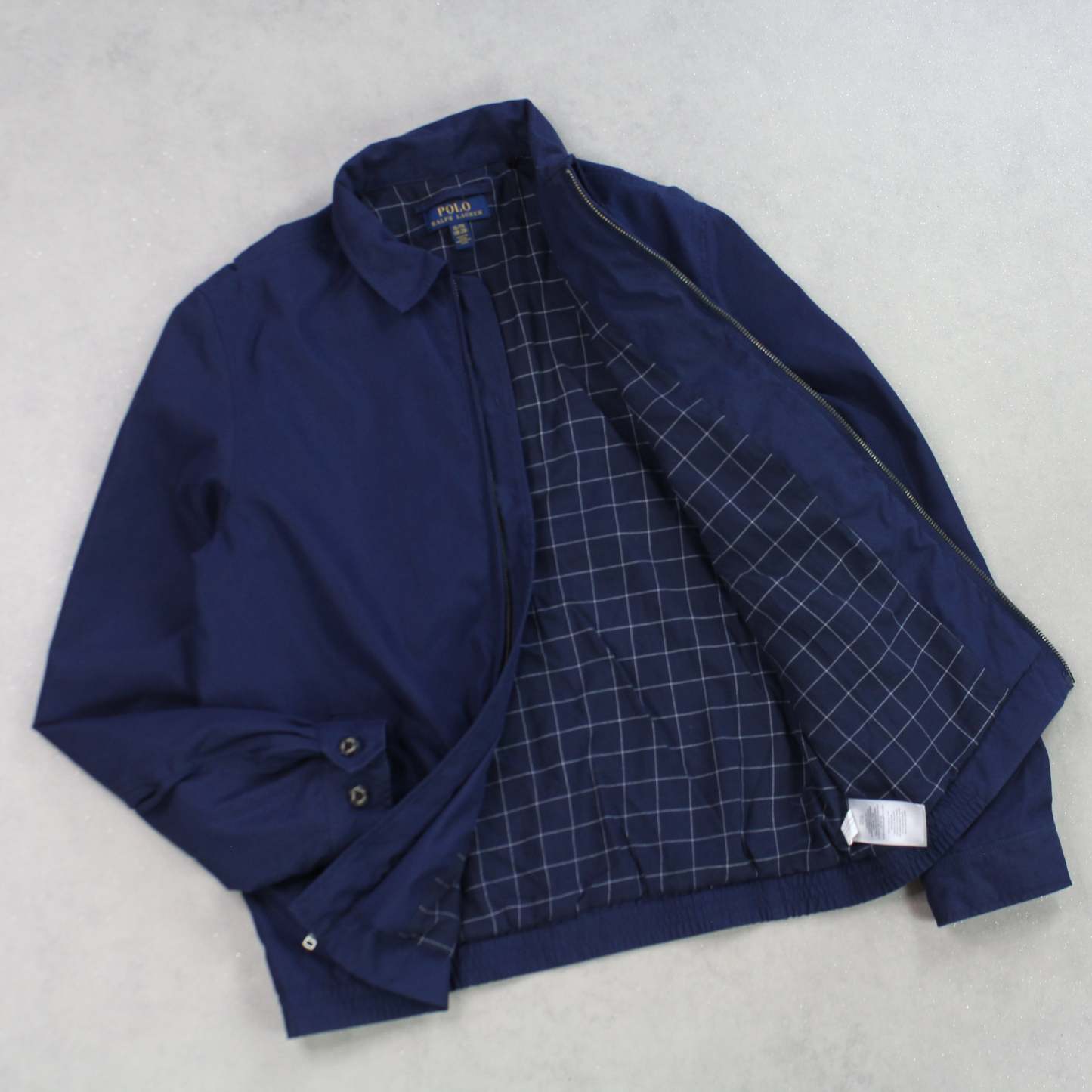 RARE 90s  Harrington Jacket Navy-OSI