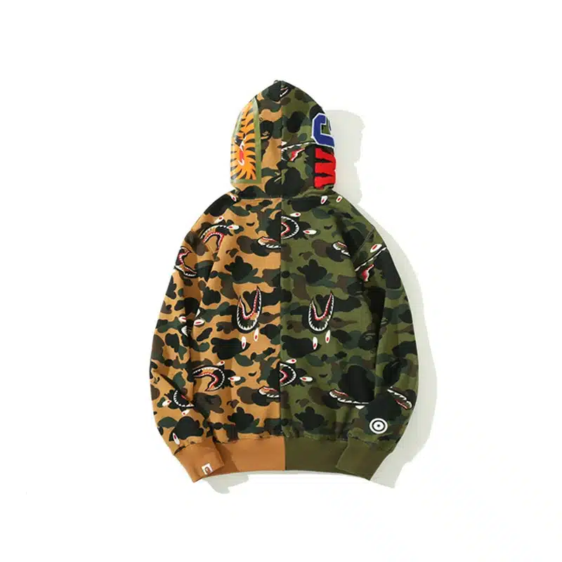  Shark Mouth Camo Hoodie-OSI