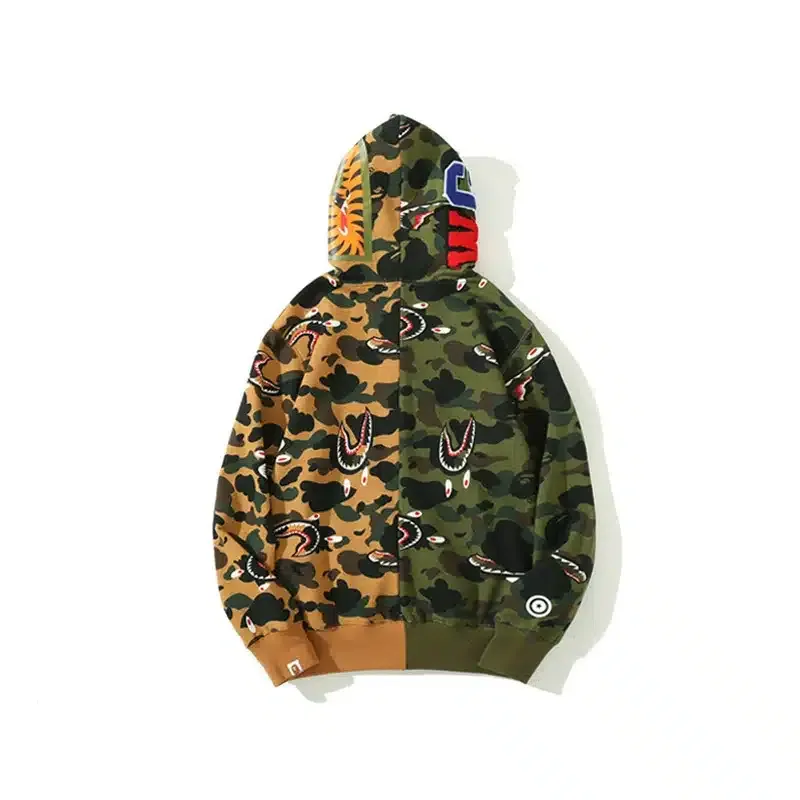  Shark Mouth Camo Hoodie-OSI