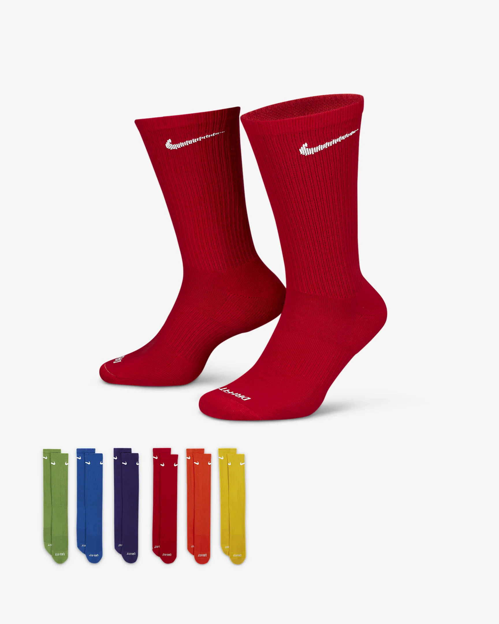 Training Crew Socks (6 Pairs)-OSI
