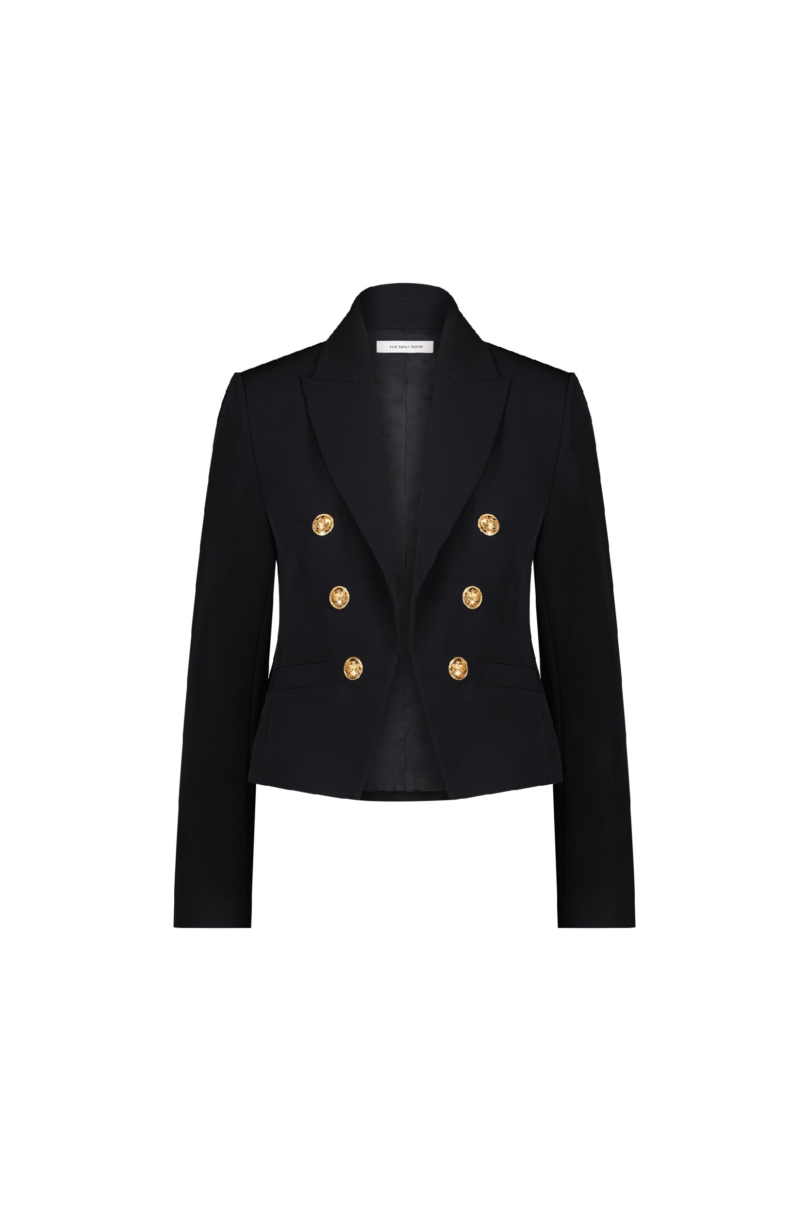 Gabrielle Double Breasted Blazer - Black-OSI