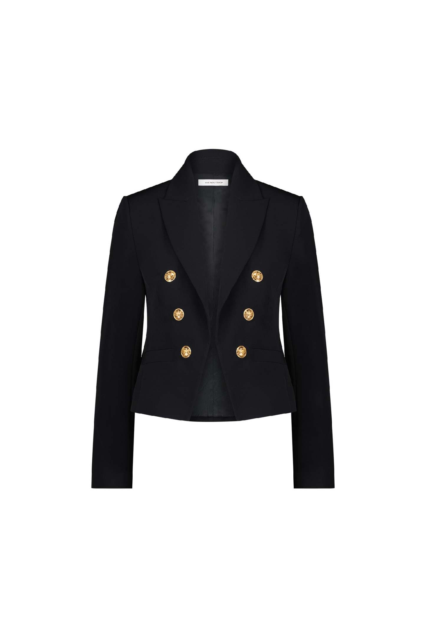 Gabrielle Double Breasted Blazer - Black-OSI
