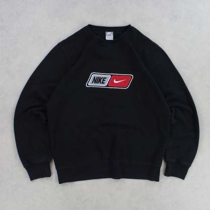 RARE 2000s  Sweatshirt Black-OSI