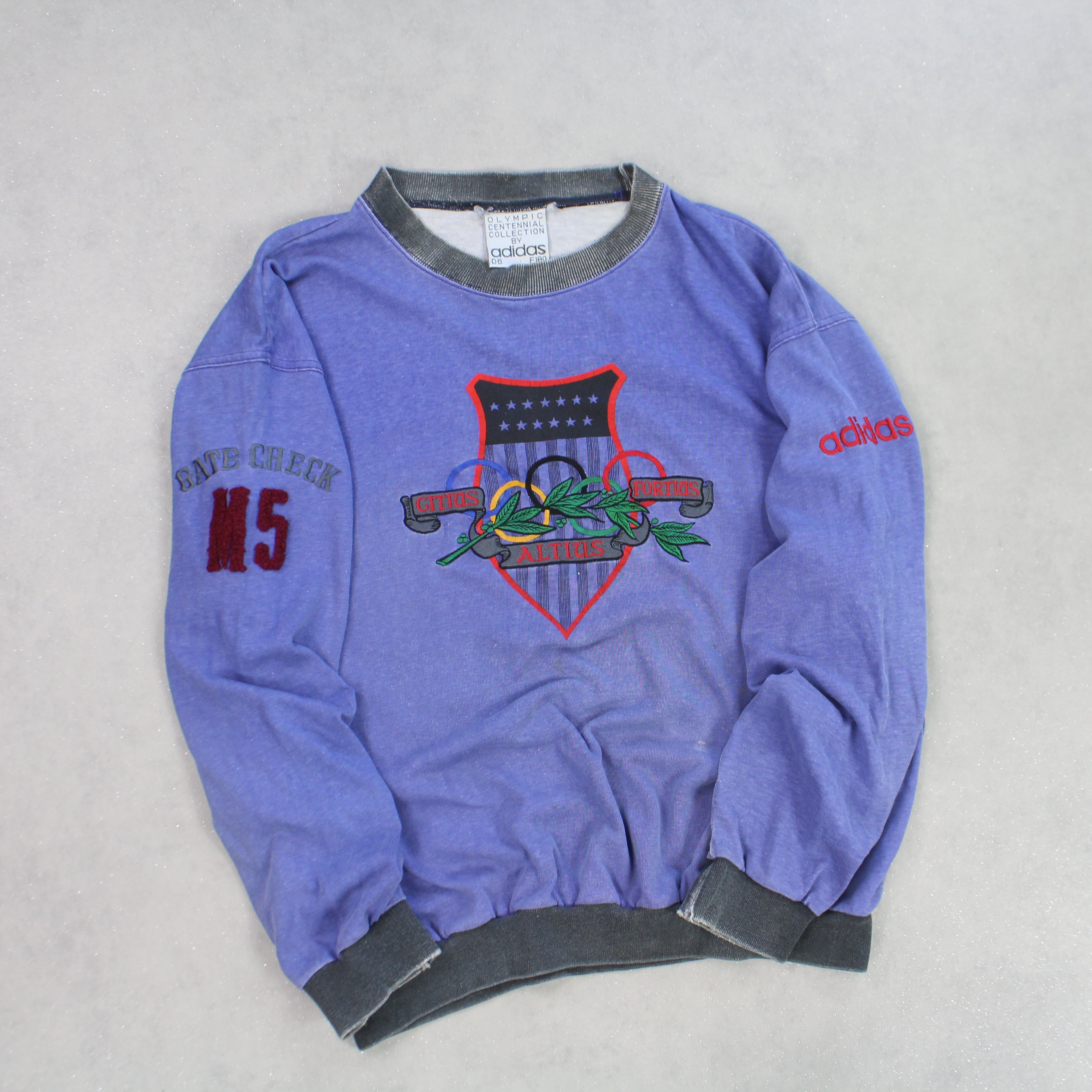 SUPER RARE 1 Of 1 1980s Sweatshirt Purple-OSI