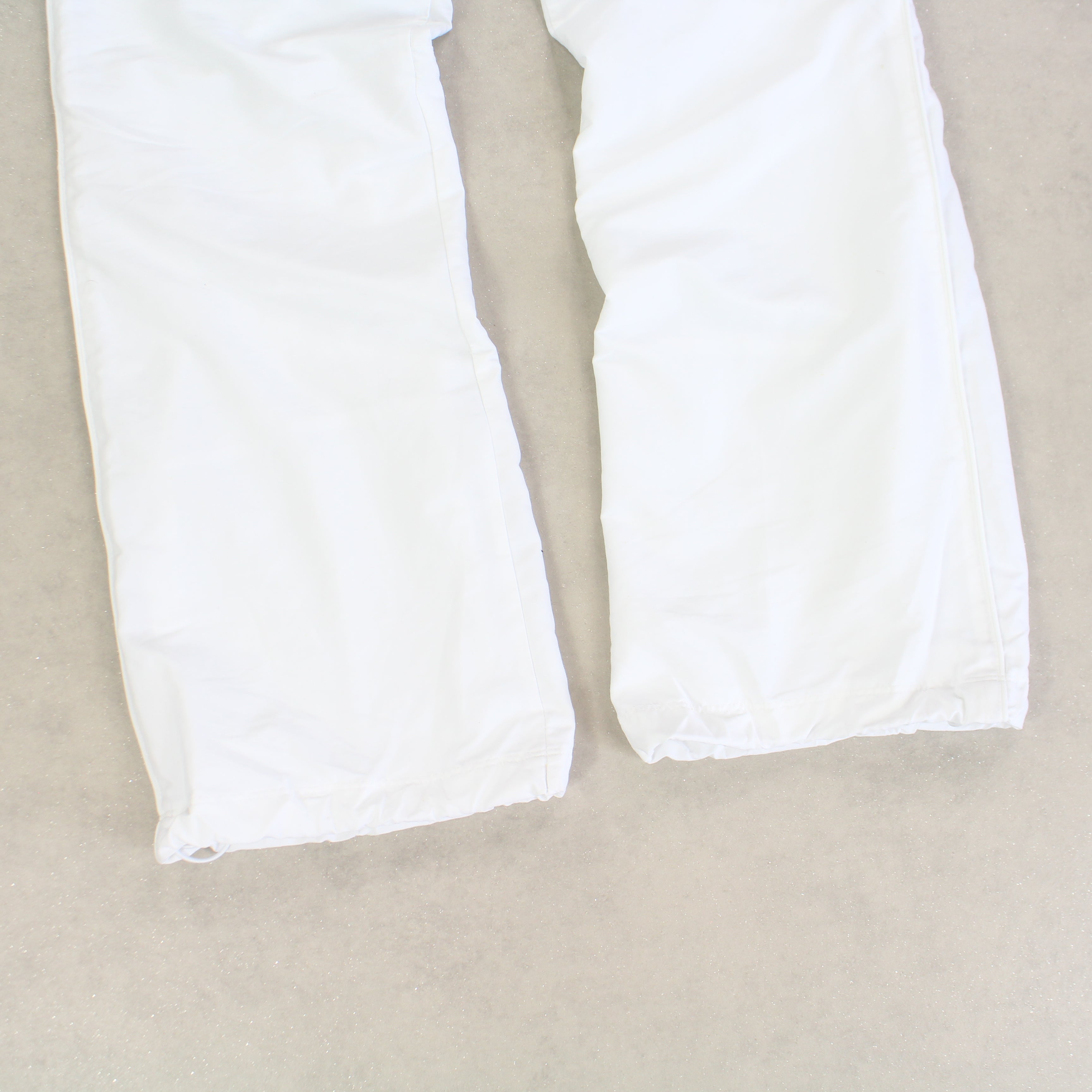 RARE 2000s Baggy Trackpants White-OSI