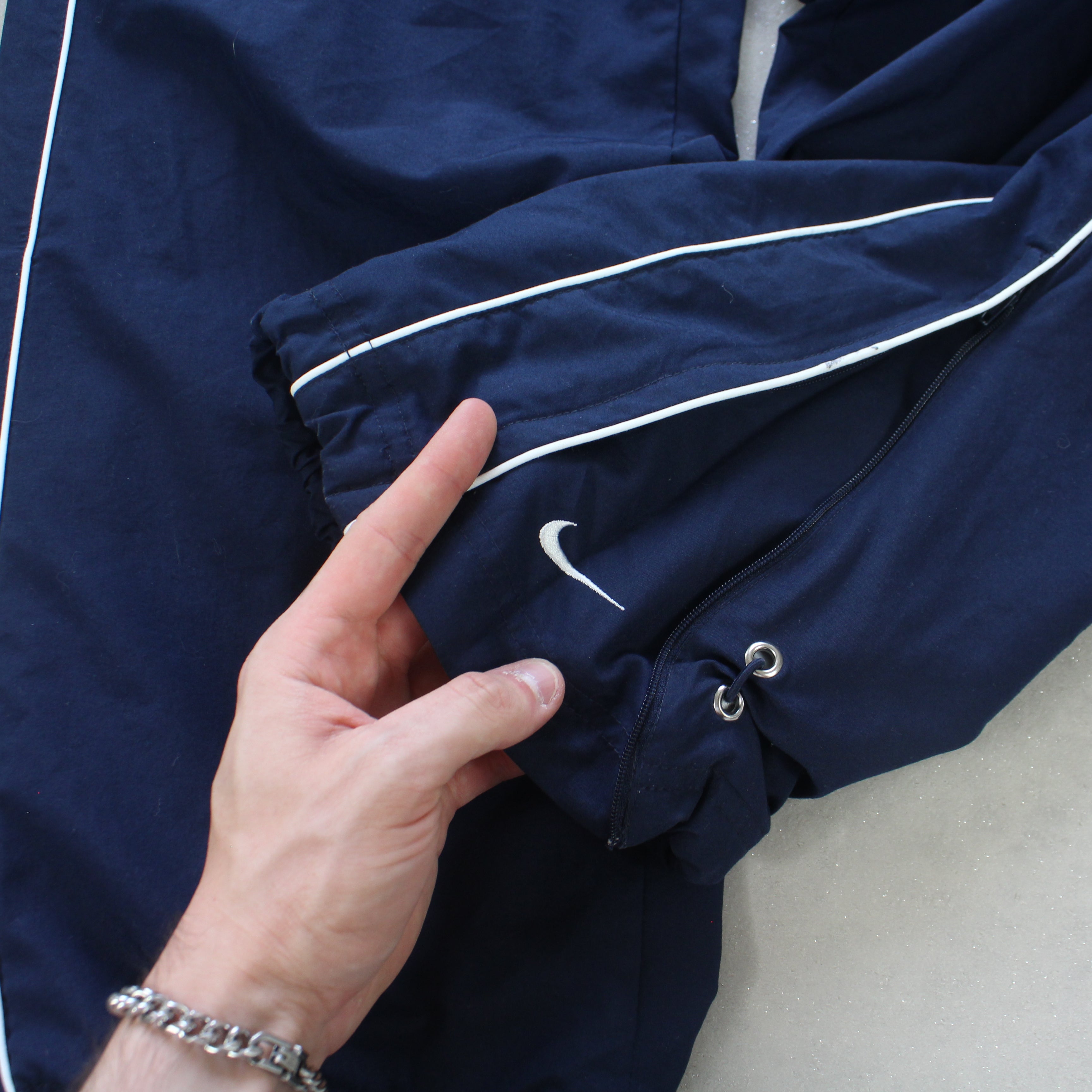RARE 2000s Baggy Trackpants Navy-OSI