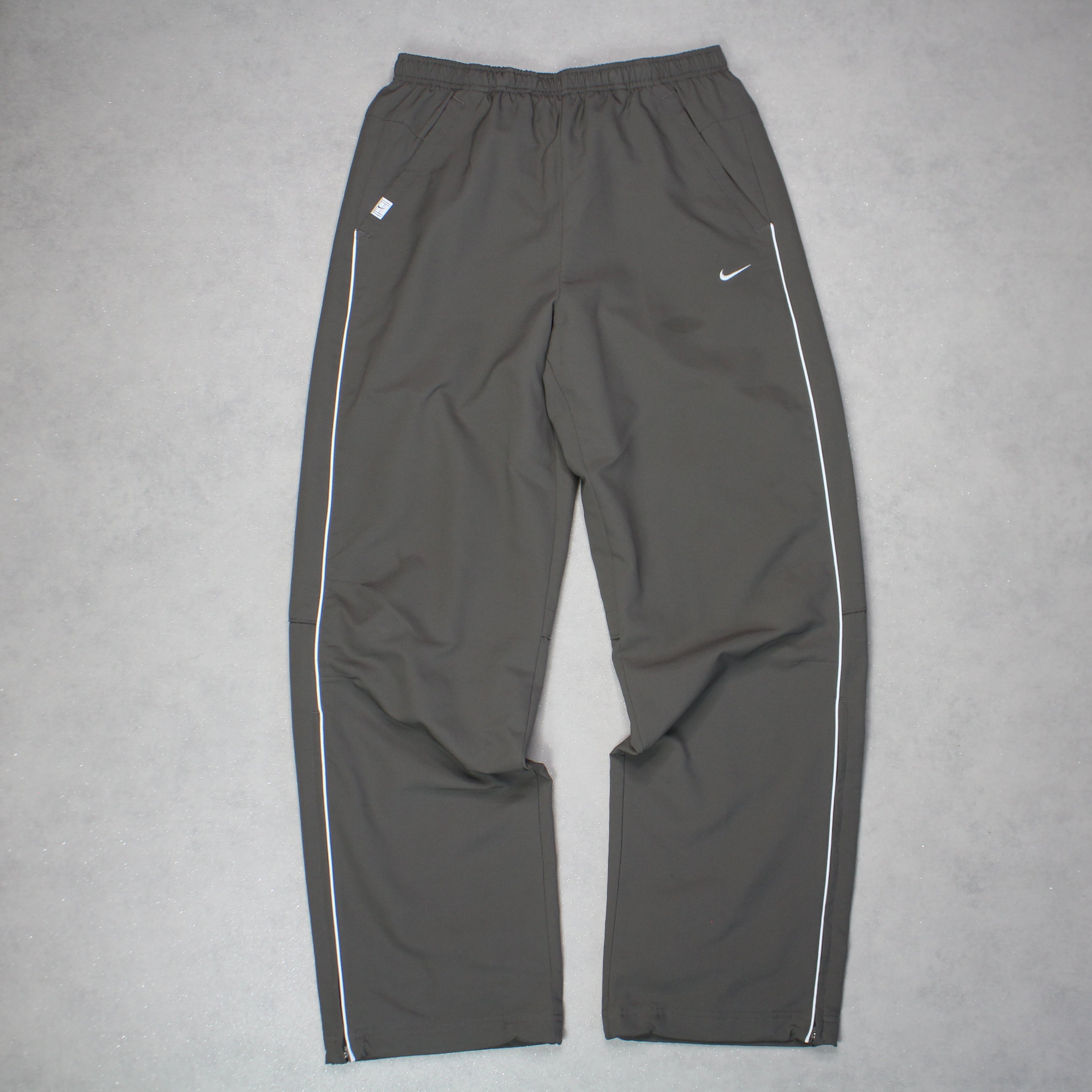 RARE 2000s Baggy Trackpants Light Brown-OSI