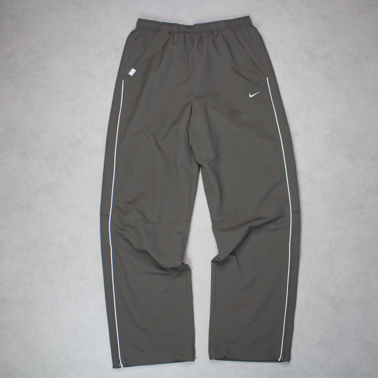 RARE 2000s Baggy Trackpants Light Brown-OSI