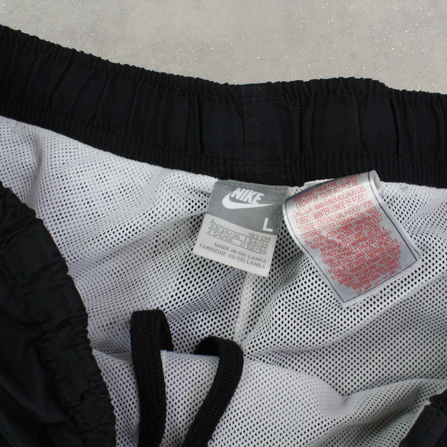 RARE 2000s Trackpants Black-OSI