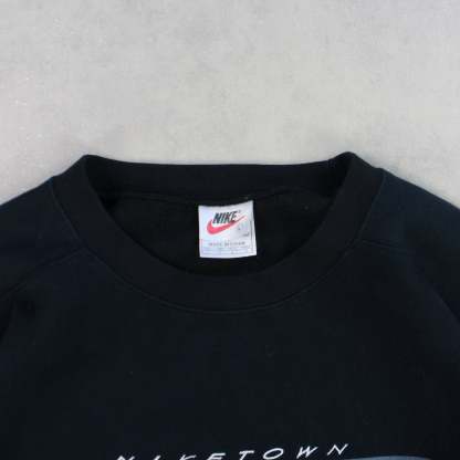 ULTRA RARE 1990s  Town USA Sweatshirt Black-OSI