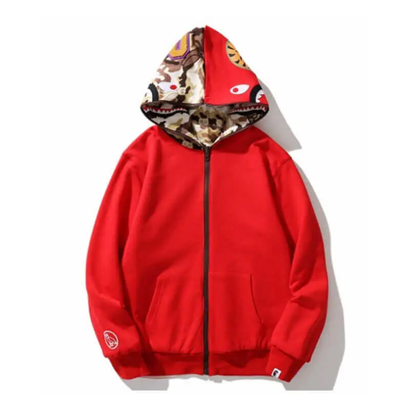 A Bathing Ape Red Camo  Hoodie-OSI