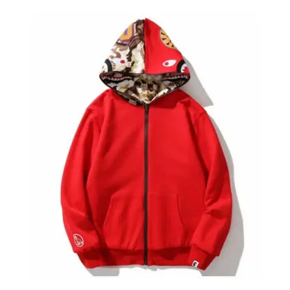 A Bathing Ape Red Camo  Hoodie-OSI