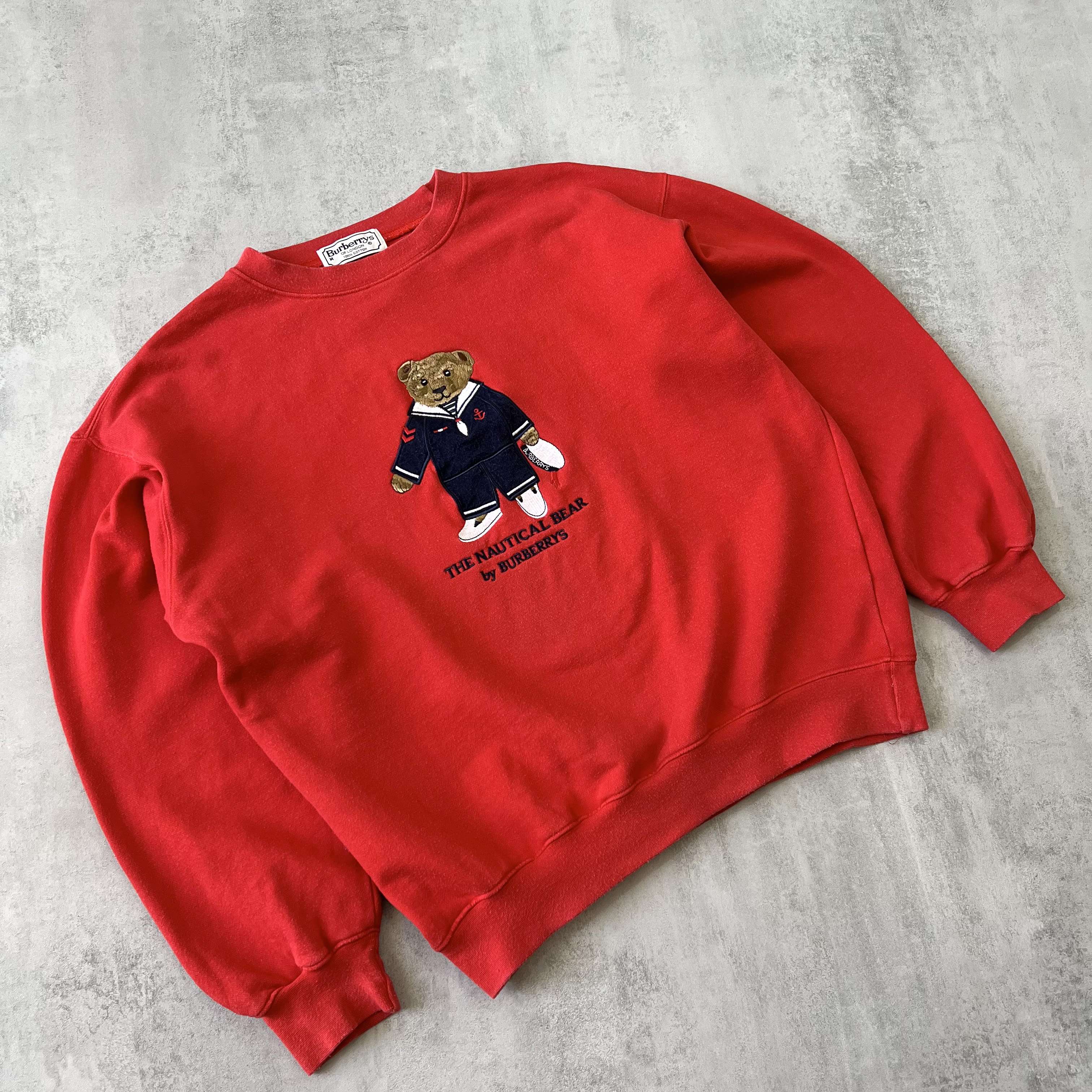 1990s heavyweight embroidered sweatshirt-OSI